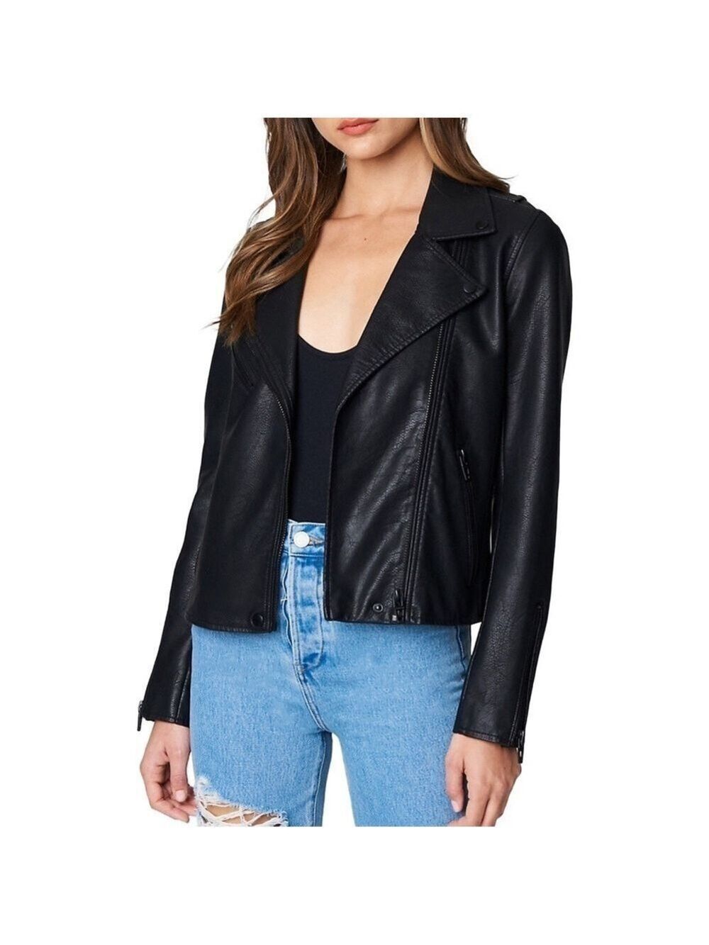 Blank NYC Faux Leather Moto Jacket
